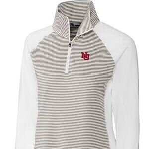 Cutter & Buck Women's Nebraska Cornhuskers White Forge Quarter Zip